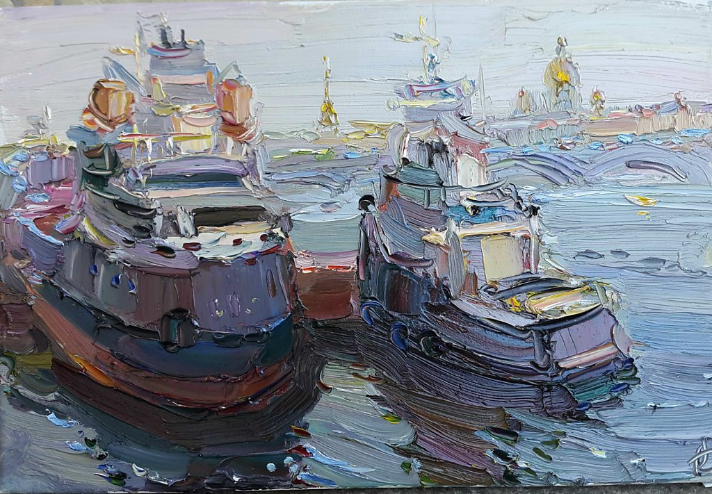 Корабли на Васильевском 